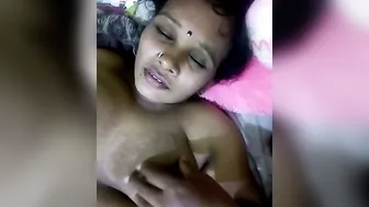 Dehati Wife Teasing Her Secret Lover With Her Boobs On Cam