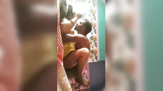 Neighbor Aunty Caught Fucking On Hidden Camera Amateur Mms