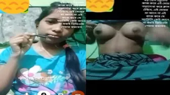 Desi Babe Getting Naughty On Video Call Showing Everything Off