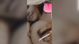 Desi GF With Massive Tits Teasing On Private Footage