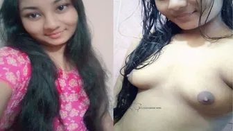 Petite Bengali Babe Fresh Out Of Shower Showing Everything