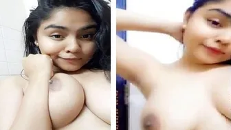 Busty Bengali GF Seducing Topless In Viral Leaked Mms