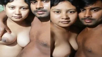 Newly Married Bengali Couple Having Their First Passionate Night