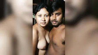 Newly Married Bengali Couple Having Their First Passionate Night
