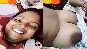 Desi Bhabhi Flashing Big Boobs And Spreading Pussy Wide Open