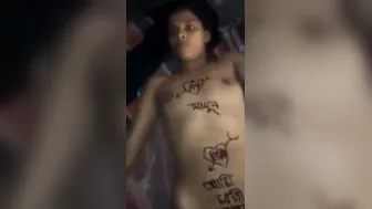 Bangla Wife Caught Naked By Husband Filming Her Curves At Home