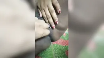 Married Village Bhabhi Fingering Wet Pussy Then Riding Thick Cock