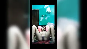 Village College Girl Spreading Wide Showing Off Tight Pussy Lips