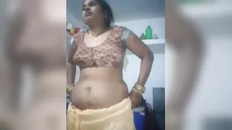 Village Bhabhi Doing Sexy Striptease For Husband At Home