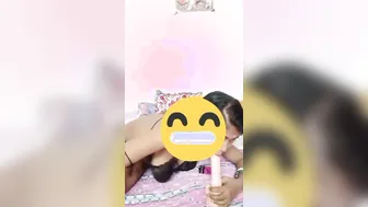 Bengali Wife Squeezing Milk From Her Heavy Boobs Live For Me