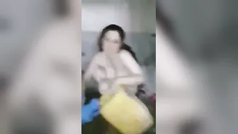 Pathani Babe Caught Bathing Nude Secretly Filmed In Village