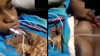 Bengali Babe Flashing Her Tits During Hot Video Call At Home