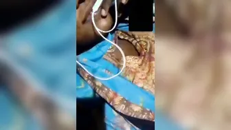 Bengali Babe Flashing Her Tits During Hot Video Call At Home