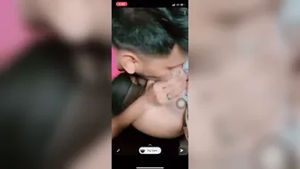 Village Girl Feeding Her Tits And Sucking Cock Like A Good Slut