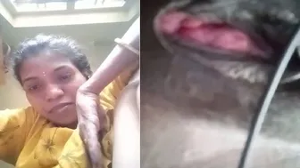 Naughty Housewife Flashing Her Dark Pussy In Leaked Private Vid