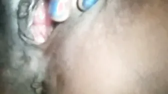 Naughty Housewife Flashing Her Dark Pussy In Leaked Private Vid