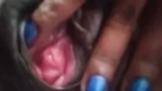 Horny Bhabhi Spreading Her Pink Pussy Wide Open For The Camera