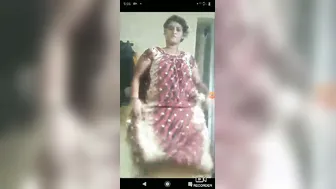 Sexy Wife Stripping Out Of Nighty Exposing Everything Raw Now