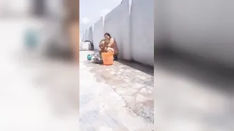 Village Wife Caught Naked By Her Brother In Law Filming Her Body