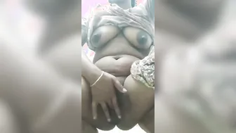 Busty Married Babe Getting Naked For Camera In Her Room Alone