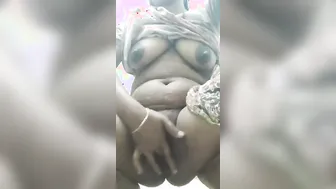 Busty Married Babe Getting Naked For Camera In Her Room Alone