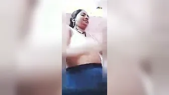 Busty Married Slut Teasing And Showing Off On Video Call Now