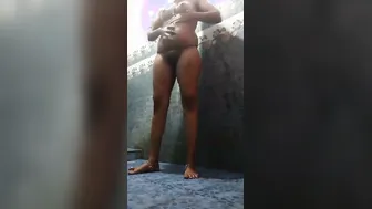 Lonely Wife Caught Bathing Nude In Private Moment Leaked Today