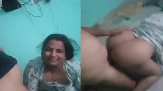 Thick Mature Bhabhi Getting Pounded Hard From Behind At Home