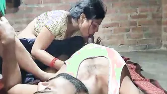 Village Married Woman Sucking Cock Then Riding It Like A Slut