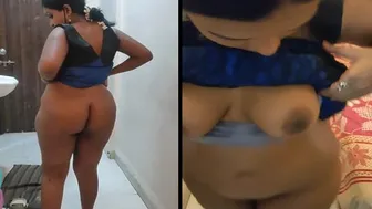 Wife Walking Around Naked After Getting Fucked In Bedroom