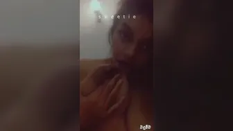 Horny GF Teasing And Squeezing Her Big Natural Tits