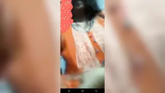 GF Showing Off Her Huge Tits On Video Call At Midnight