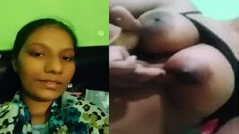 Desi Babe Proudly Showing Off Her Huge Natural Tits On Video