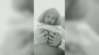 Desi Babe Squeezing And Playing With Her Massive Tits For Me