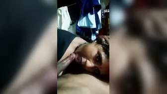 Bhabhi Letting Me Fuck Her Mouth While Wearing Open Blouse