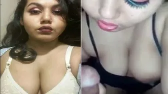 Shy Girl Accidentally Exposing Nipples While Sucking BF