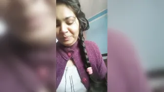 Young Desi Babe Showing Off Her Natural Hairy Pussy At Home