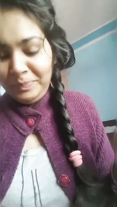 Young Desi Babe Showing Off Her Natural Hairy Pussy At Home