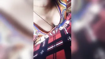 Young College Girl Stripping Naked For BF First Time