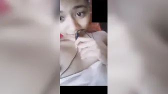 Hot College GF Stripping And Fingering Herself Video