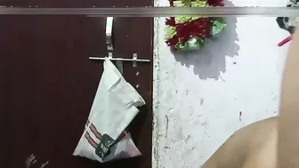 Desi Couple Fucking Standing Doggy In Bedroom Caught On Tape