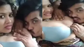 Wife Nursing Hubby On Her Boobs Making Him Suck Them Like Baby