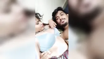 Wife Nursing Hubby On Her Boobs Making Him Suck Them Like Baby