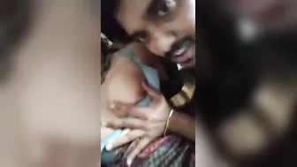 Wife Nursing Hubby On Her Boobs Making Him Suck Them Like Baby