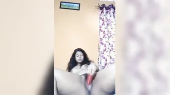 Assamese Babe Stretching Both Holes With Toys On Live Webcam Show