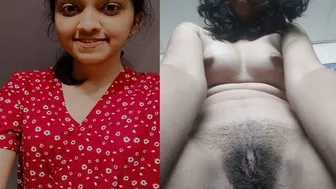 GF Playing With Her Hairy Pussy Leaked Video Online