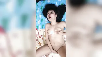 Watching Her Fingering Herself Until She Licks Her Juices Clean