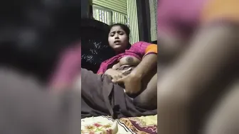 Young GF Moaning Loud While Fingering Herself For Lover