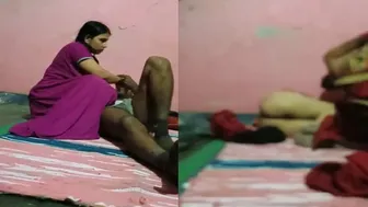 Sneaky Sex Under The Blanket While Family Sleeps In Next Room