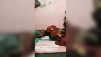 Sneaky Sex Under The Blanket While Family Sleeps In Next Room